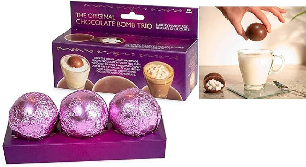 Hot Chocolate Trio by Premier Life - Handmade Belgian Milk Chocolate