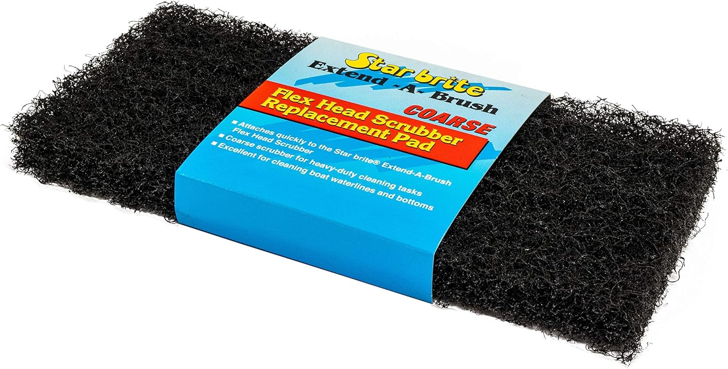 STAR BRITE Flexible Head Scrubber Replacement (Coarse) (Black) (040127)