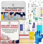 The Apprentice Doctor Phlebotomy Practice Arm Kit with Online Learning – Skill-Building Model Arm for Students, Beginners & Home Study