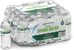 Amazon Grocery, Natural Spring Water, 16.9 Fl Oz (Pack of 24)