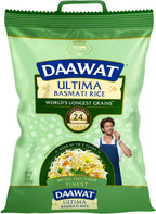 Daawat Ultima Basmati White Rice - Authentic Extra Long Grain Basmati Rice - 10 lb Bag