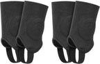Linkidea 2 Pairs Soccer Ankle Guards, Soccer Double Side Ankle Shield Protector with Elastic Band, Ankle Padded Support Brace for Sport Stabilizing Fits to Adult (Black, Size L), Large