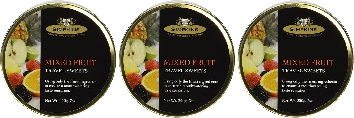 Simpkins Mixed Fruit Travel Sweets- .7 oz x 3 pack