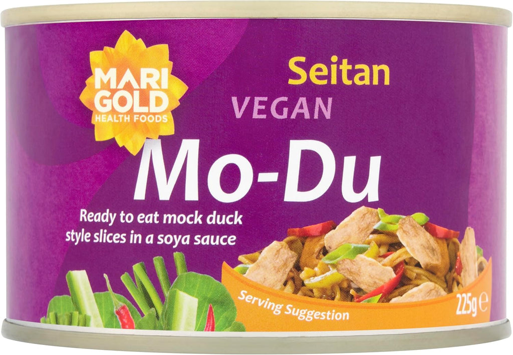 Marigold Mo Du Braised Seitan Slices, 225 GR