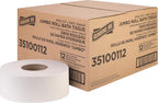 Genuine Joe Jumbo Roll Bath Tissue, 3.3" x 1000', 2-Ply, Natural, 12 Count