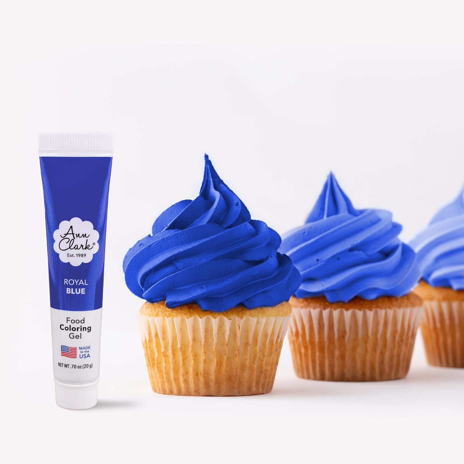 Ann Clark Royal Blue Food Coloring Gel .70 oz. (20 g) Made in USA