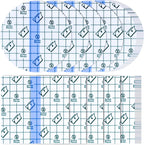 50 Pieces Waterproof Adhesive Bandages, 4" x 4" Transparent Tattoo Cover Up Tape Aftercare Bandage, Protective Clear Film Bandage for Wound Dressing, Swimming, Shower (4 x 4 Inch)