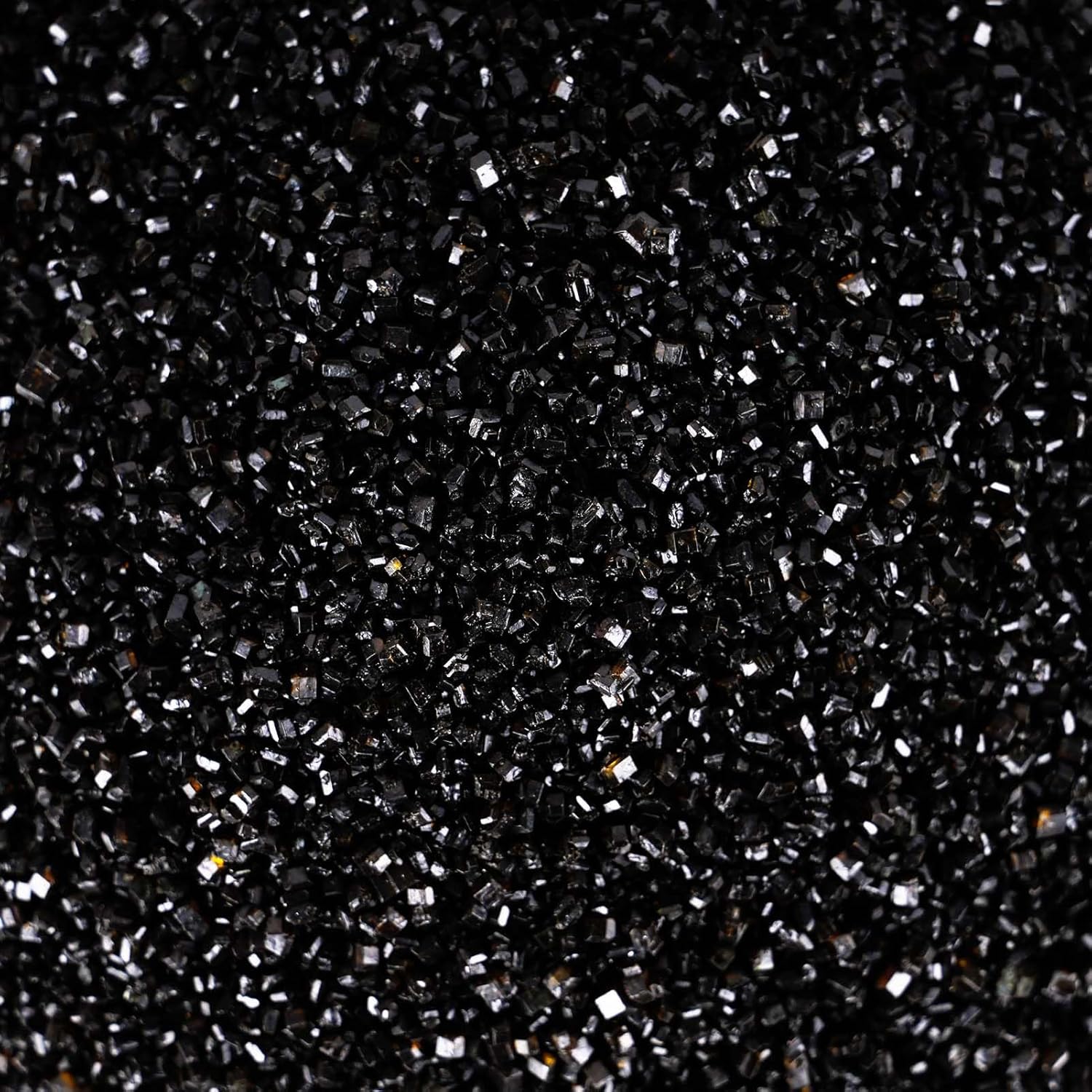 Kasvan Sanding Sugar Sprinkles - Edible Sugar Crystals, Baking Cake Decorations, Ice Cream Toppings cupcake Decorating, Wedding Party Chirstmas Supplies, 85g/3.2oz (Black)