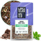 Tiesta Tea Cocoa Mint Chill Loose Leaf Tea, Chocolate Peppermint Herbal Rooibos Blend, Non-Caffeinated, Real Fruit, Herbs, Spices, Hot or Iced Brew, Makes Up to 25 Cups, Resealable Pouch, 1.5 Ounce