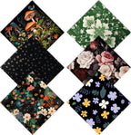 6 PCS Glasses Cleaning Cloth Eyeglass Lens Microfiber Cleaning Cloth Reusable Phone Screens Camera Cute Aesthetic Women Girls(6.3"x6.3")-Green Black