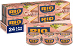 Rio Mare Premium Yellowfin Tuna in Olive Oil, 3 x 2.8 Ounce Can (Pack of 8, Total 67.2 Ounce), Italy's No.1 Tuna Brand, Wild Caught, High Protein Canned Tuna