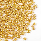 Dazzjoy Edible Gold Star Sprinkles, Star Sugar Sprinkles for Cake Decorating, Food Grade, Cupcake Toppers, Gold Cake Decorations, Birthday Party Supplies