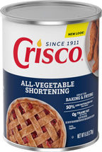 Crisco All-Vegetable Shortening, 6 Pounds