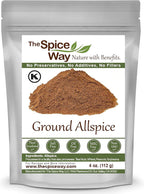 The Spice Way Allspice - ground (4 oz) a multipurpose berry powder for curries, sauces, soups and even pastries
