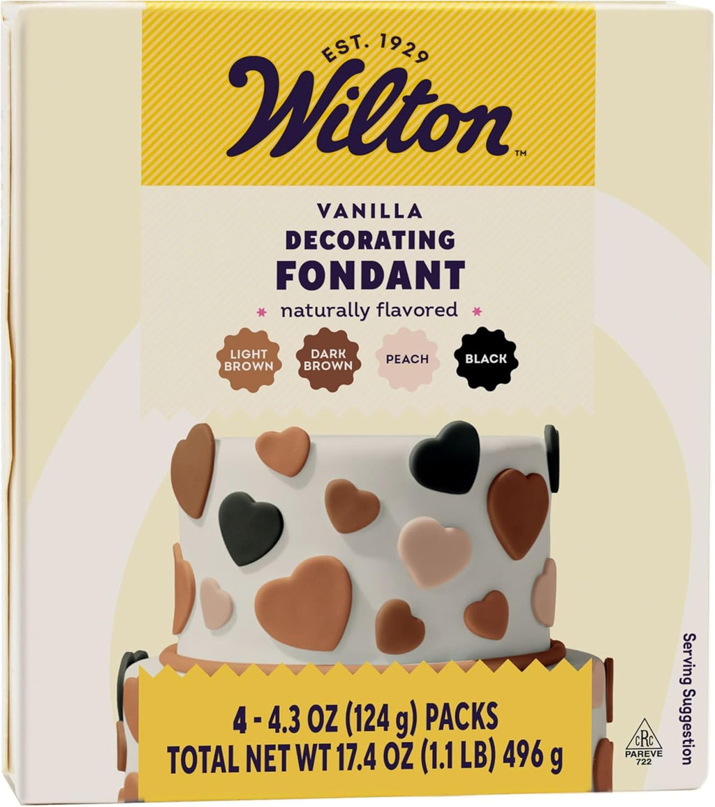 Wilton Decorator Preferred Various Skin Tone Fondant Icing