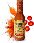 Local Hive Habanero Honey Hot Sauce – 6oz, Sweet & Spicy, Natural Raw Honey with Habanero Pepper for Dipping, Drizzling, Grilling, Tacos, BBQ, and Cooking