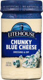 Litehouse Chunky Blue Cheese Dressing & Dip, 13 oz