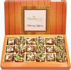 Ghasitaram Gifts Diwali Gifts Diwali Sweet - Assorted Anjeer Sweets 18 Pcs