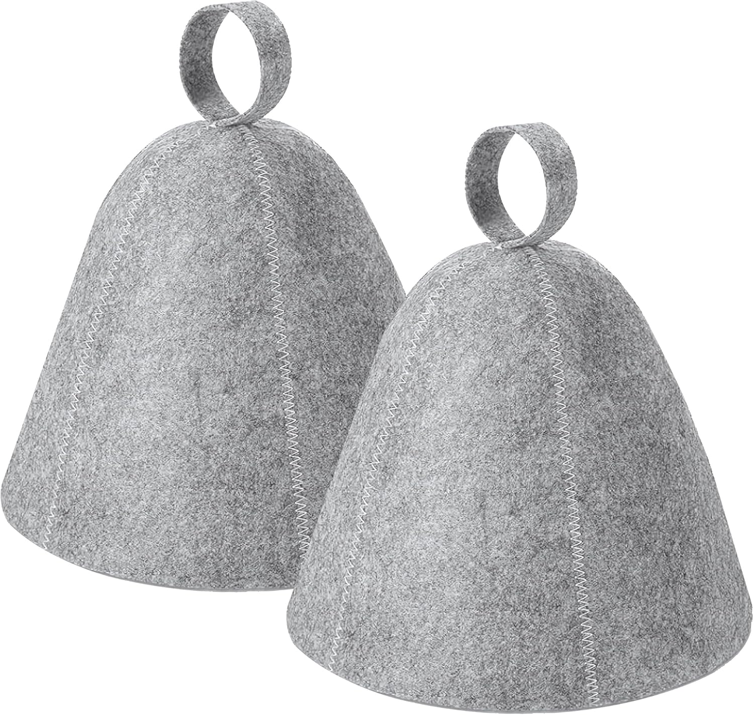 2 Pack Sauna Hat, Wool Felt Sauna Cap Russian Banya Cap Unisex Sauna Hat for Steam Bath Sauna Accessories