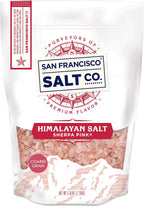 Sherpa Pink Himalayan Salt – Coarse Grain, 5 lbs. | All-Natural, Gluten-Free, No Additives | Perfect for Everyday Cooking & Recipes, Ideal for Grinders & Salt Mills