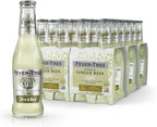 Fever-Tree Light Ginger Beer, 6.8 fl oz (24 Bottles) Lower in Calories, No Artificial Sweeteners, Flavorings or Preservatives