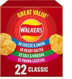 Walkers Classic Variety Multipack Crisps 22X25g