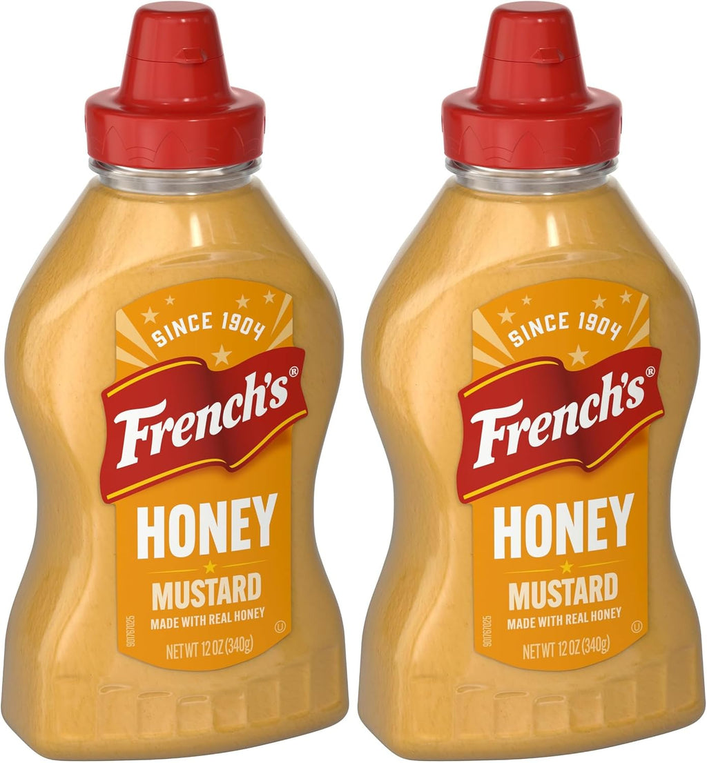 French's Honey Mustard, 12 oz, (Pack of 2)