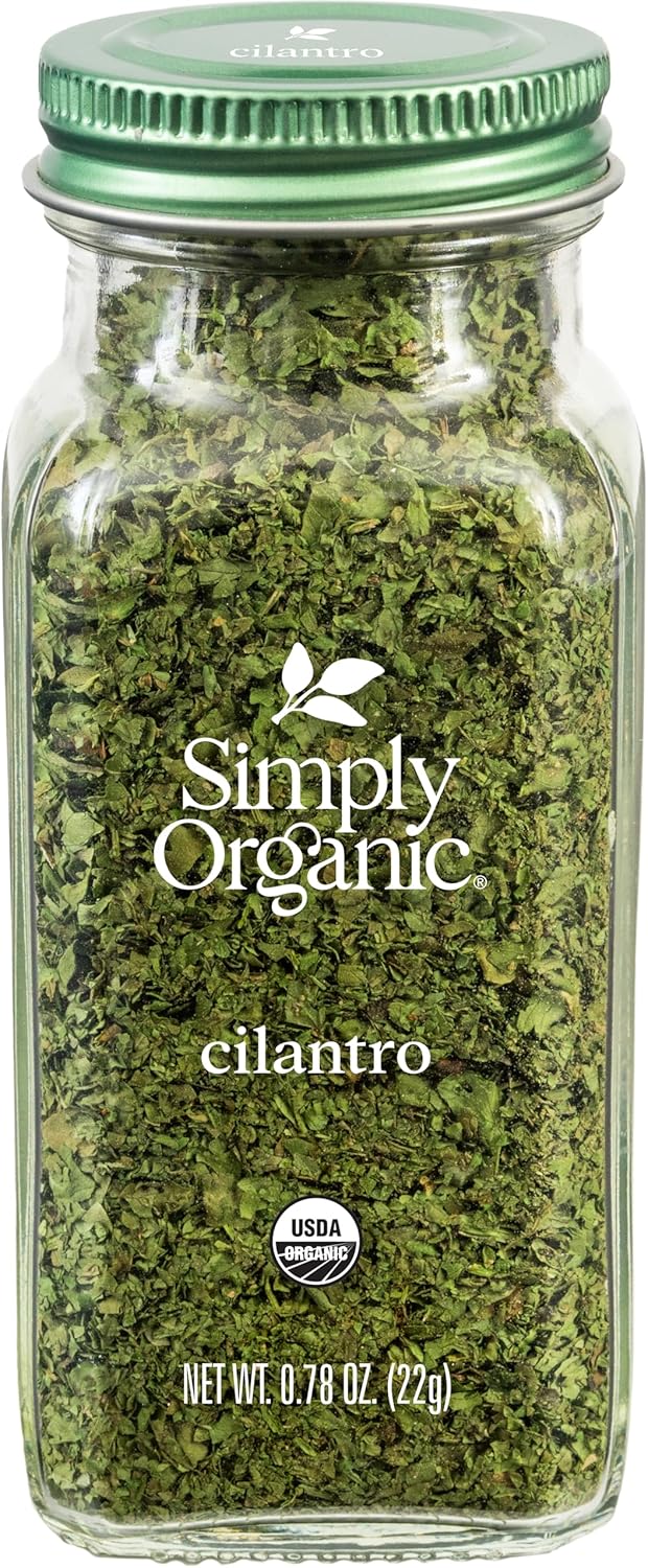 Simply Organic Cilantro Leaf, Certified Organic, Kosher | 0.78 Ounce (Pack of 1)