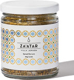 Villa Jerada Za’atar with Hyssop – 3.2oz/90g Glass Jar | Premium Middle Eastern Spice Blend with Sumac, Sesame, Olive Oil & Sea Salt | Authentic, Sustainably Grown, Handcrafted in Small Batches (Zaatar/Zatar/Zahtar) | ( Pack of 1 )