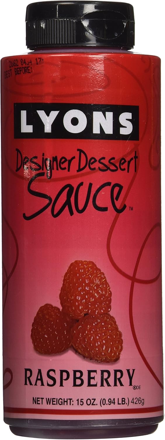 Lyons Raspberry Designer Dessert Sauce, 15 oz.