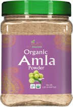 Organic Amla Powder 1.25 LB (20oz) - Pure, Lab Tested, Gluten Free, Non-GMO, Pure Amalaki Powder From India, Vitamin C, Bulk Bag, 100% Raw & Natural - by Jiva Organics