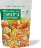 Pereg Italian Style Panko Bread Crumbs - 9 Oz - Italian Seasoning - Natural Ingredients - Breadcrumbs for Coating & Stuffing - Crispy Coating for Schnitzel, Vegetables, Seafood, Poultry, Meat - Kosher