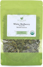 Biokoma Organic White Mulberry Leaf Tea Loose Dried Leaves 1.76oz - Morus Alba Herbal Tea - USDA Organic - Resealable Moisture Proof Pouch - No Additives - No Preservatives - Non GMO - Kosher