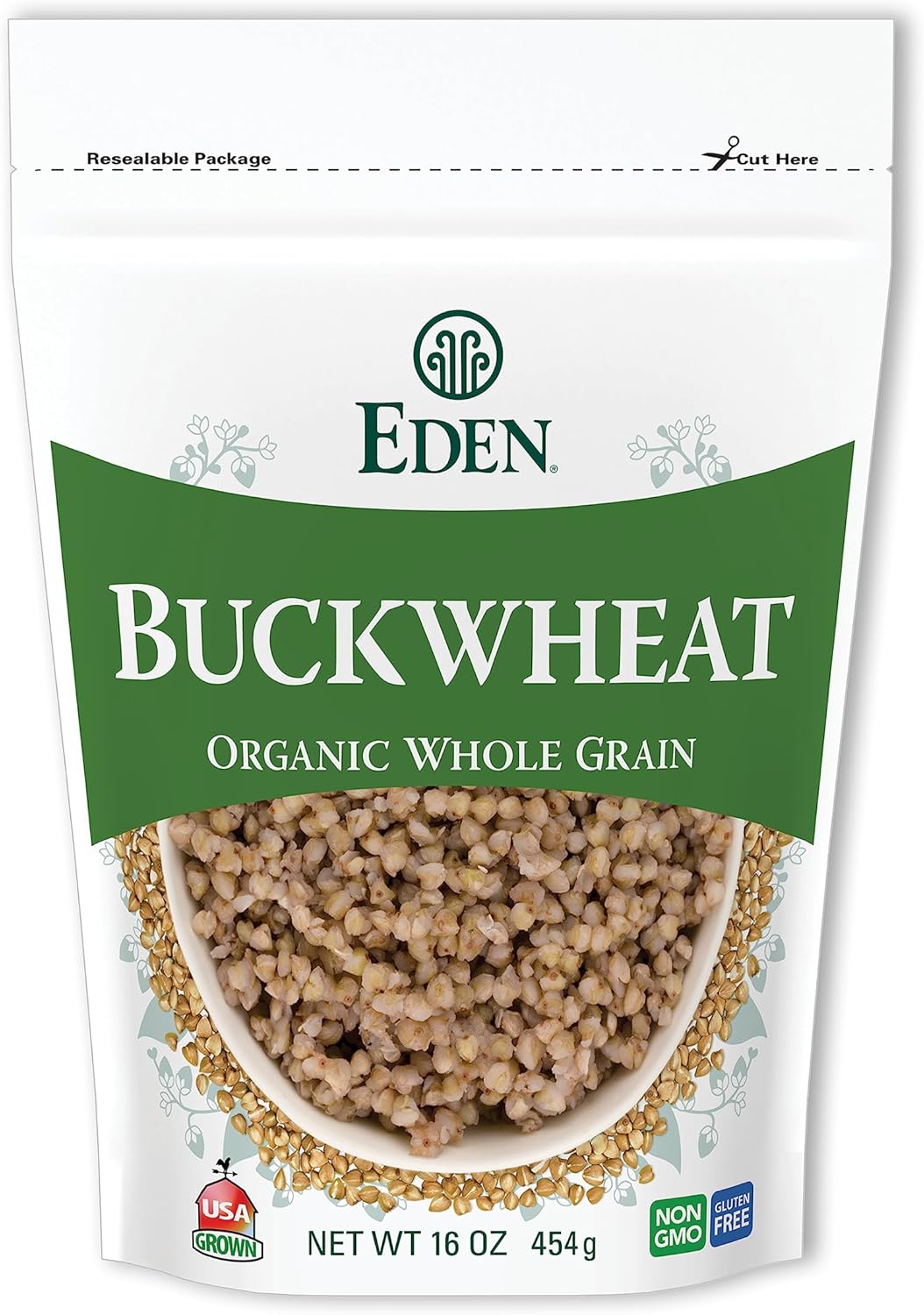 Eden Organic Buckwheat, 16 oz, Gluten Free, 100% Whole Grain