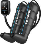 FIT KING Upgraded Leg Massager Recovery Boots, Professional Air Compression Recovery System for Circulation & Athlete-Level Fast Recovery, Cordless Rechargeable Compression Boots (Medium)