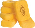 QEP 70005Q-6D 7.5 Inch x 5.5 Inch x 1.875 Inch Grouting, Cleaning and Washing Sponge, X-Large, 6-Pack, 6 Pack, Yellow, 6 Count