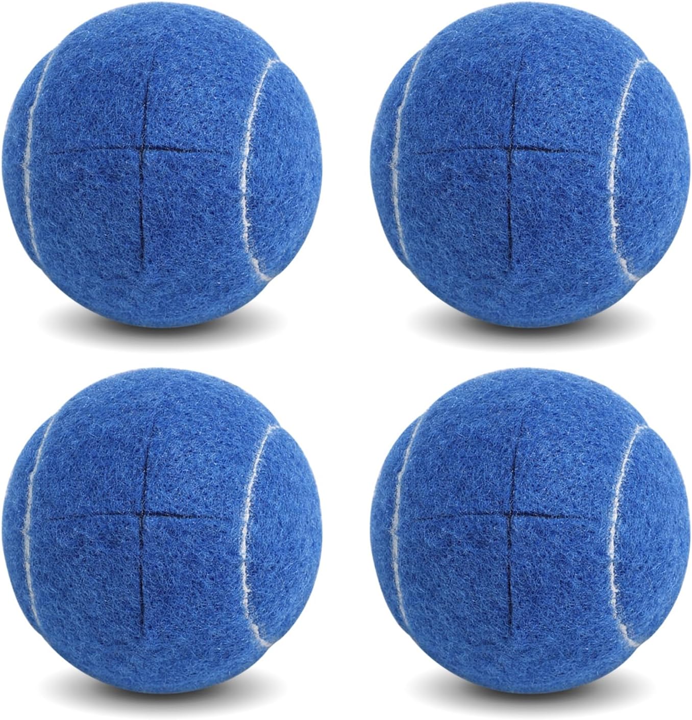ANCKNE Walker Tennis Balls Precut Tennis Balls for Walkers 4PCS Walkers Legs Universal Precut Glide Balls, Heavy Duty Long Lasting Felt Pad Glide Coverings for Furniture Legs and Floor Protection