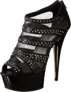Pleaser Women's Delight-8/BVS/PWCH Platform Sandal