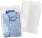 iMailer - 500 Pack - 12" x 18" Clear Cellophane Bags Self Seal- Cello Large Resealable Plastic Poly Bags for Clothing, T-Shirts, Pants