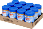 SKIPPY No Sugar Added Chunky Peanut Butter Spread, 16 oz Jars (Pack of 12) – 3 Ingredients, 7g Protein per Serving, Gluten-Free