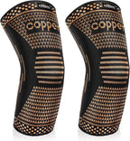 Copper Elbow Brace Compression Sleeves for Pain Relief Men Women, Arm Support Forearm Pads Braces for Tendonitis,Tennis, Golfers, Arthritis, Weight lifting