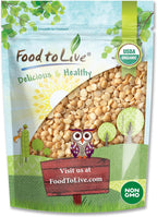 Food to Live Organic Split Yellow Peas, 1 Pound – Dry Non-GMO Pulses. Legumes in Bulk. Good Source of Protein and Fiber. Easy to Cook. Kosher