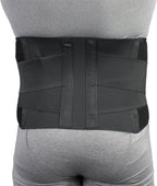 CHAMPION Industrial Belt Back Brace Abdominal Support, Black, Regular