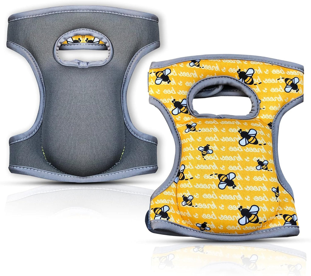 Bee's Knees Cleaning Knee Pads! Great Gift with Soft Foam and NEW LONGER Adjustable Straps, Durable and Soft Knee Protection. Water-Resistant Cleaning Floors, Working in Garden, Yoga, Gardening