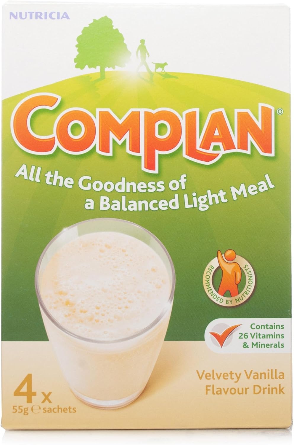 Complan Vanilla Flavour - 4 Sachets by Complan