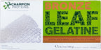 Bronze Leaf Gelatin Sheets, 300 Sheets, 150 Bloom, Champion Leaf Gelatine, 1/KG (2.2/Lbs) [100% USA Owned Family Business]