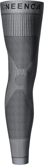 NEENCA Compression Leg Sleeve - Long Knee Sleeve, Ultra-thin Leg Sleeve with Graphene Ions Infused Fabric for Knee Pain Relief, Swelling, Arthritis, Poor Circulation, Runner, Sports - FSA/HSA Approved