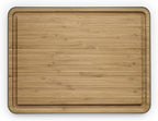 EVA SOLO | Green Tool Bamboo Cutting Board with Juice Groove | Anti-slip with silicone pads and deep juice groove | FSC-certified bamboo | Danish Design & Functionality