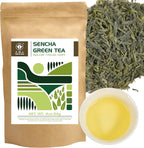 TIAN HU SHAN Sencha Green Tea Loose Leaf, Japanese green tea, 4 Ounce (Pack of 1)
