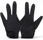 InnoHHustle 2 PCS Heat Resistant Gloves for Hair Styling, 3 Finger Professional Curling Iron Barber Glove Reusable Straightener Hair Dye Heat Protector Gloves for Curling Wand Flat Iron